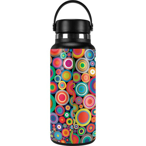 Psychedelic Circles Hydro Flask 32oz Wide Mouth Skin